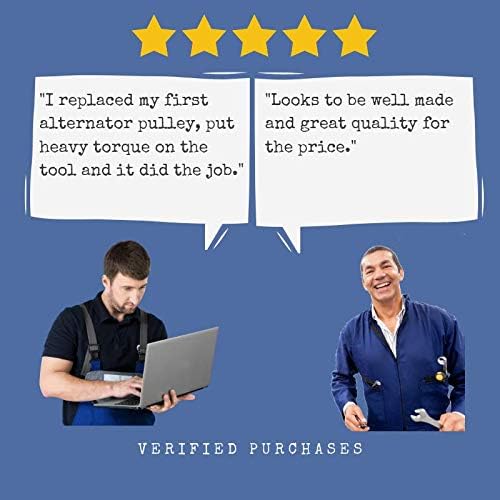 Amazon Com 18 Piece Alternator Pulley Kit Alternator Pulley Tool
