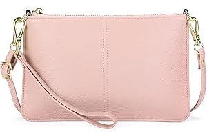 SENDEFN Leather Wristlet Clutch Small Women Crossbody Shoulder Bag Wallet Purses RIFD Card Slots