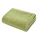 Simple&Opulence Flannel Fleece Velvet Plush Throw Blanket, 50x60 Inch, Lightweight Winter Warm Ultra Soft All Season Comfy for Bed/Couch/Sofa-Green