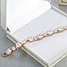 Forcolor Gold-Plated Sparkling White Cubic Zirconia Tennis Bracelet 7''