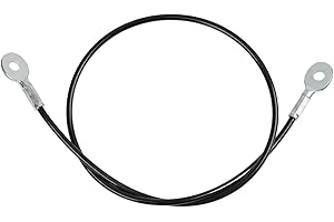 Steel Wire Rope for Stair Stepper, 31 Inch x 5mm Fitness Climbing Machine Cable, Replacement Part for Home Gym Equipment