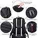 Backpack for Men and Women Fit 17 Inches All 15.6 Inches Laptops Waterproof Shockproof OUTJOY School Bag Travel Laptop Backpack Book Bag Business Work Daypack with USB Charging Port Black