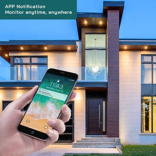 WiFi Water Leak Detector, Water Sensor Alarm, NO Hub Required, Smart