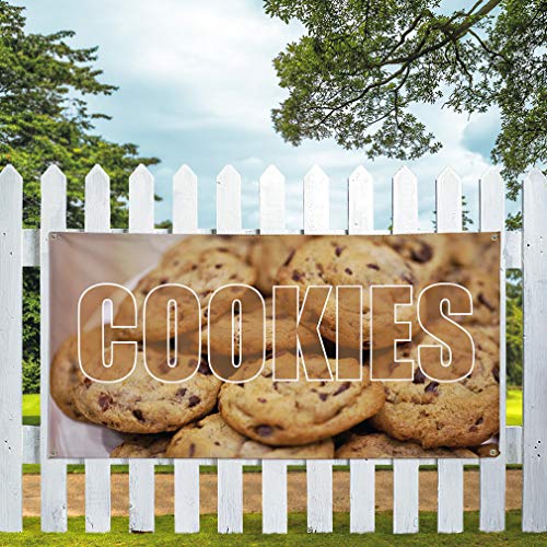 Amazon Com Vinyl Banner Sign Cookies 1 Style C Food Beverage