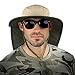 G4Free Outdoor Sun Protection Fishing Cap with Neck Flap, Packable Wide Brim Anti-UV Sun Hat UPF for Travel Fishing Camping Hiking Hunting Safari (Khaki)
