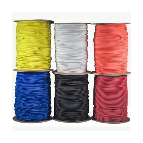 Paracord Planet 1/2 Shock Cord (25 Fuß, Electric Blue) – Elastisches Stretchseil Aus Nylon