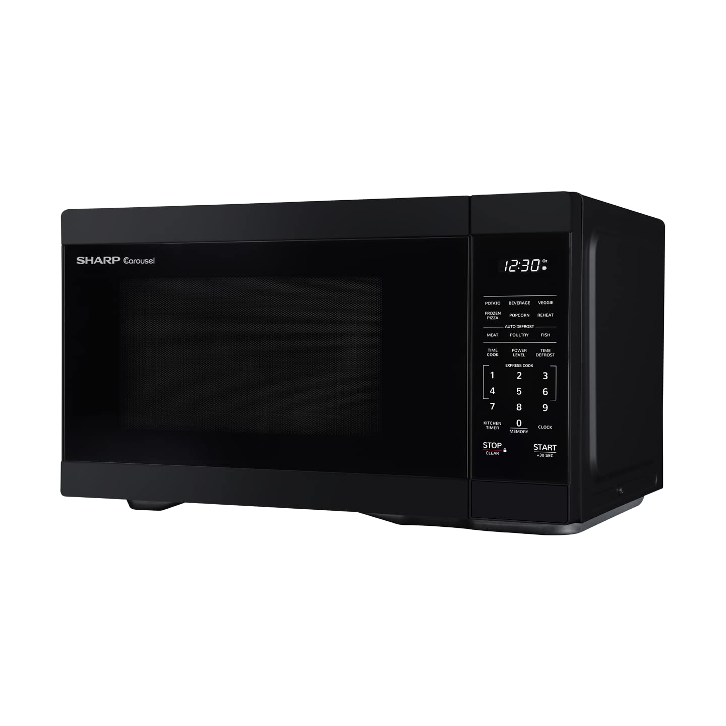 SHARP ZSMC1161HB Countertop Microwave Oven with Removable 12.4