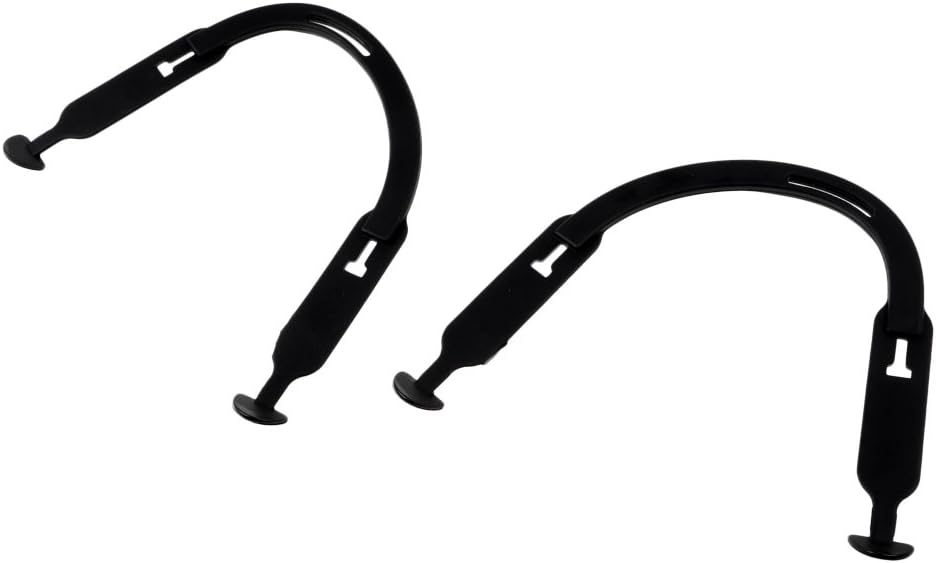 LoveinDIY 2 Pcs Durable Nylon Hockey Replacement Ear Loops/Ear Slings - Black : Sports & Outdoors