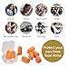 Foam Ear Plugs 50 Pairs Ear Plugs for Sleeping NNR 35dB Super Soft Noise Cancelling Ear Plugs for Shooting Hearing Protection Hunting Season Sleeping Working Travel Loud Events