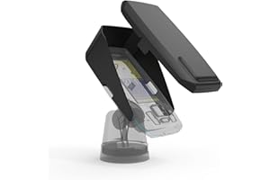 Holicfun Protective Screen Cover and Anti-Glare Sun Visor Kit for Garmin Striker Plus 4 / Striker Vivid 4cv Fish Finder