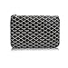 Stylesty Fashion Clutch Bag, Pu Envelope Clutch Purse, Women Handbag (Medium, Black)