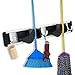Homga Broom Mop Holder Organizer Garage Storage Hooks Multifunctional Wall Mounted Organizer Gardening Shed Tool Rack with 2 Position 3 Hooks