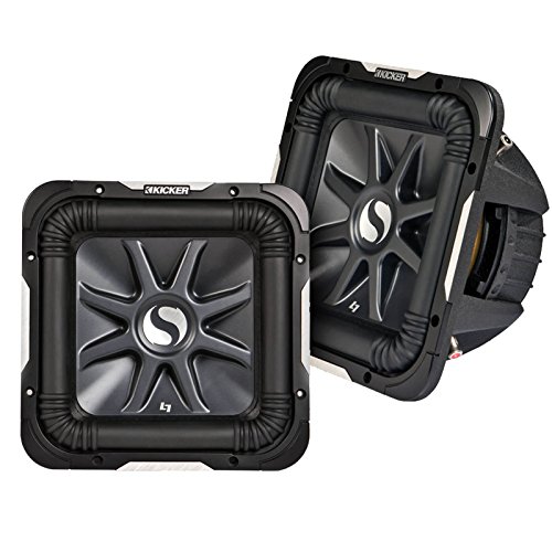 KICKER Car Subwoofer and Amp Combo 11S12L74 12" Audio Subwoofer Speaker