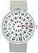 YouYouPifa Unisex Special Design Dial Stainless Steel Quartz Business Wrist Watch (White)