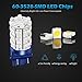 Partsam 1Pair Blue 3156 3157 Backup Reverse Light 3357 4057 3155 3456 P27W Daytime Running Light Bulbs Ultra Bright 60-3528-SMD Led