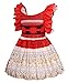 AmzBarley Christmas Costumes for Baby Girls Strappy Backless Slip Halloween Dress Up Toddler Kids Pageant Fancy Party Clothes Age 2-3 Years Size 3T