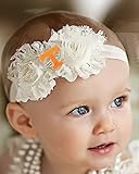 Tennessee Volunteers Baby/ Toddler Shabby Flower Hair Bow Headband