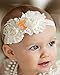 Tennessee Volunteers Baby/ Toddler Shabby Flower Hair Bow Headband