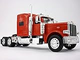 Peterbilt 389 Truck Diecast Metal 1/32 Scale Truck Model - RED
