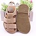 DZT1968® Baby Girl Boy PU Leather Anti Slip Sandals Shoes Prewalker (0~6 Months, Khaki)