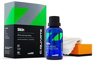 CARPRO CQUARTZ Skin PPF & Vinyl Nano-Coat - UV Protection for Wrapped Vehicles with Vinyl Film, UVA & UVB Resistant (50mL)