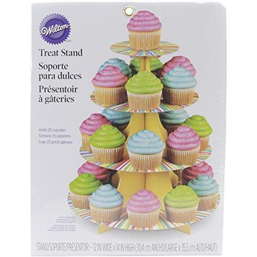 Wilton 1512-0726 Treat Stand Color Wheel Cupcake Stand