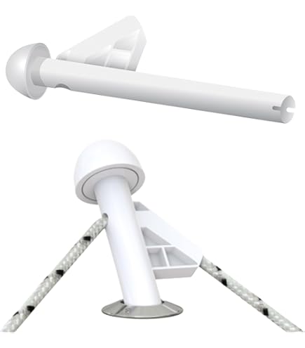 Boat Fender Hanger, Rod Holder Cleat White : Sports & Outdoors