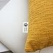 Kevin Textile Decor Velvet Throw Pillow Covers, Striped Decorative Pillow Case Handmade Cushion Cover for Couch, 18x18 inches,2 Pieces,Primrose Yellow