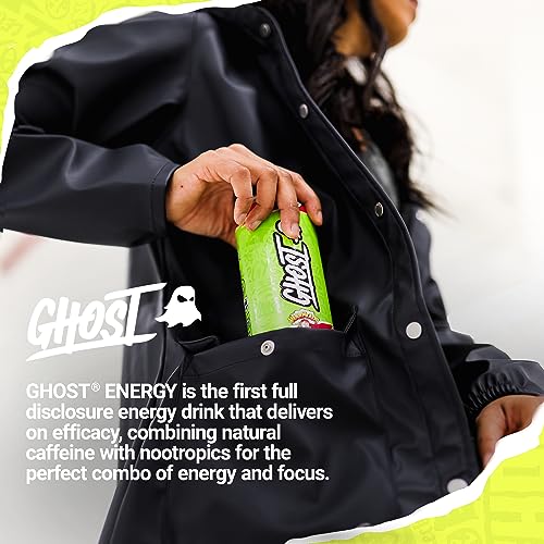 GHOST ENERGY SugarFree Energy Drink 12Pack, WARHEADS Sour