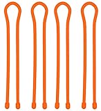 The Most Amazing Twist Ties For Organizing Your Gear (4-Pack of 24 Inch Ties - Extra Thick Diameter). Use For Organizing, Bundling, Securing Your Medium-To-Large Appliances – Jumper/Extension Cables, Power Tool Cords, Dog Leashes, Ropes, Hoses, Yoga Mat's, Etc. Keep’em Tangle Free & Organized. Use at Home, Office, Garage, Work With a Simple Wrap & Twist Motion. Must Have Item For Camping & Backpack Pack Pockets, Sports, Automobile & Boat Accessories With Bendable, Reusable Tie Downs. 100% Lifetime Satisfaction Guarantee!