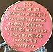 RecoveryChip 1 Year AA Medallion Reflex Pink Gold Plated Alcoholics Anonymous Chip