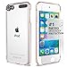 Apple iPod Touch 6th & 5th Generation Case, (Clear Rose Gold) SaharaCase Protective Kit with [Tempered Glass Screen Protector] Shock-Absorbing Bumper, Crystal Clear Scratch-Resistant Hard Back