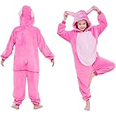 FFNXKLDZSW NXLYDZSW Unisex Kids Cosplay Costumes,Flannel Animal Onesie Sleepwear Costumes for Girl