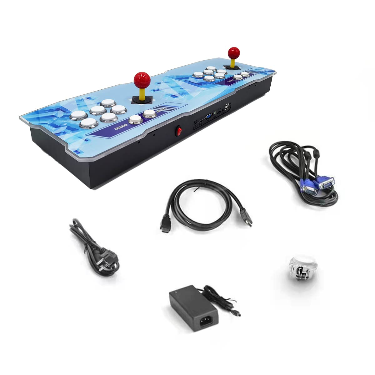 WYGAMING【Over 20000 Games in One】Pandora E-Sports Box Pro Arcade Game Console Home Plug and Play HDMI Video Game Machine for 4 Players Search/Save/Hide/Pause Games
