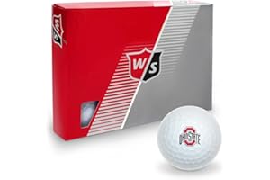 GRAPHICS & MORE Collegiate Design 520 Wilson Golf Balls 12 Pack, Regulation Size Full Color Premium Golf Balls Collection