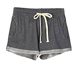 WUAMBO Women's Activewear Lounge Shorts Jersey Short
