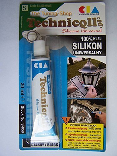 Technicqll Black Silicone Adhesive Glue 20Ml Universal