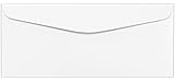 #10 Regular Envelopes (4 1/8 x 9 1/2) - 24lb. Classic Crest Bright White - 100% Recycled (250 Qty.) | Perfect for Checks, Invoices, Letterhead, Letters, Statements | 4260-24RBW-250