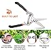 VicTsing Professional Graden Pruner Kit, Bypass Gardening Hand Shears and Micro-Tip Snip Sharp Blades Clipper with Portable Oxford Pouch, Perfect Tools Set for Comfortable Trimming（Set of 2）