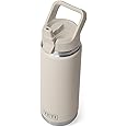 YETI Rambler 26 oz Bottle, Vacuum Insulated, Stainless Steel with Color Matching Straw Cap