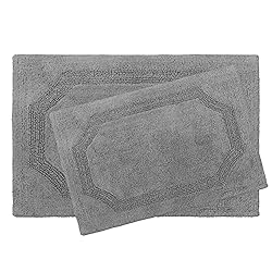 Laura Ashley Reversible Cotton 2-Piece Bath Mat