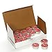 Hosley Pack of 30 Apple Cinnamon Tea Light Candles. Hand Poured Using a Wax Blend with Essential Oil Fragrance. Ideal Gift for Party Favor, Weddings, Spa, Reiki, Meditation, Bathroom O7