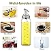 Olive Oil Dispenser Bottle - 2 Pack of 17 oz. Big Olive Oil Dispenser Cruet Stainless Steel Pour Spout,Glass Cooking Oil Vinegar Measuring Dispenser Set for Kitchen and BBQ