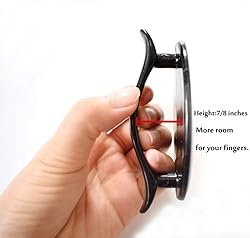 4 pcs Black Peel and Stick Pull for Mirrored
