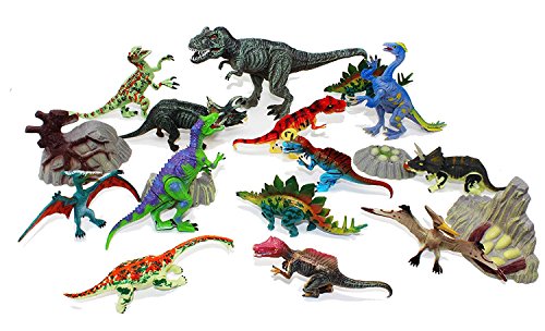 6 Joyin+Toy+Educational+triceratops+velociraptor