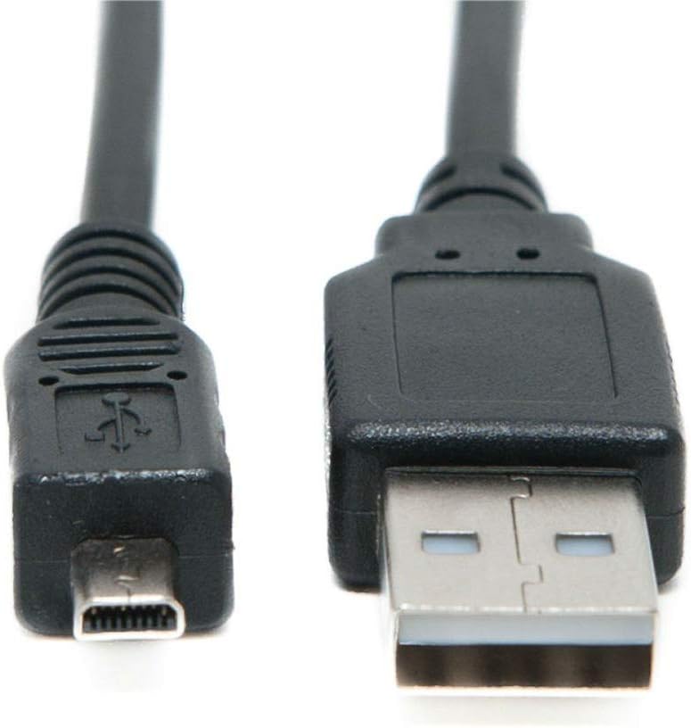 Aiivioll Replacement USB Cable Camera Transfer Data Sync Charging Cord 8Pin Compatible with Sony Digital Camera Cybershot Cyber-Shot DSC-H200 H300 DSC-W710 W730 W800 W810 W830 W370 (1.5m/Black) - Image 4