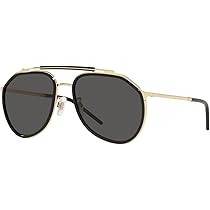 Amazon.com: Dolce & Gabbana DG2277-02/87 Sunglasses Gold