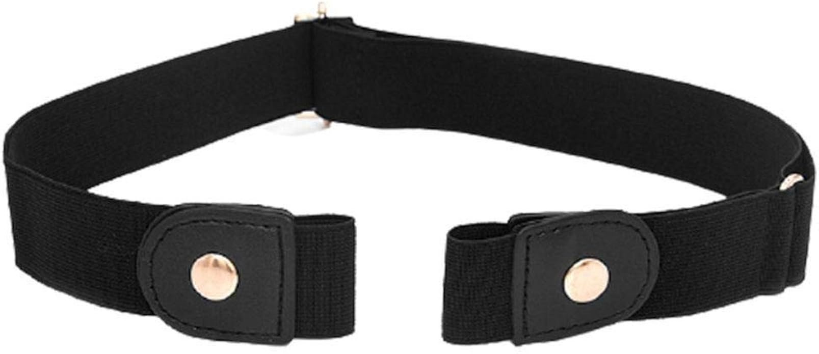 No Buckle Belt Elastic Waist Stretch Belt Unisex Durable Invisible