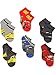 Disney Cars 3 Boys 6 pack Socks (4-6 Toddler (Shoe: 7-10), Multi Quarter & No Show)