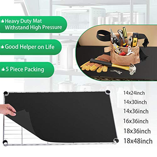 Slendor Wire Shelf Liner Value Pack of 5 Heavy Duty Waterproof Non